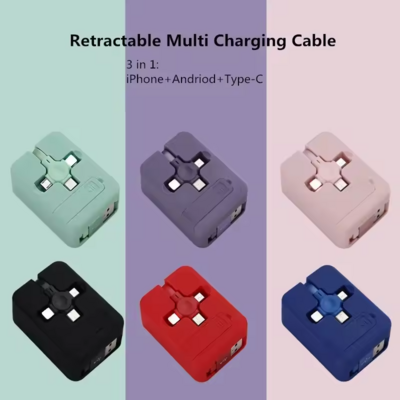 3 in 1 Retractable chargi